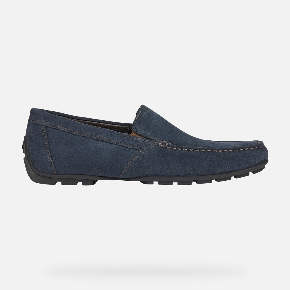 Mocassins Geox Homem Azuis Escuro - Moner - CDEQR2704